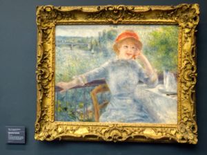 Renoir - Alphonsine Fournaise, the last owner of Maison Fournaise.
