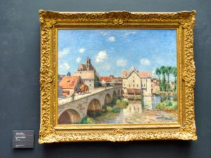 Sisley - about Moret-sur-Loing where we were headed in a few days.