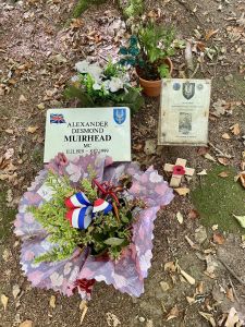 One of the graves.