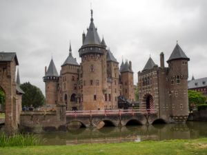 The moat is three metres deep supposedly.