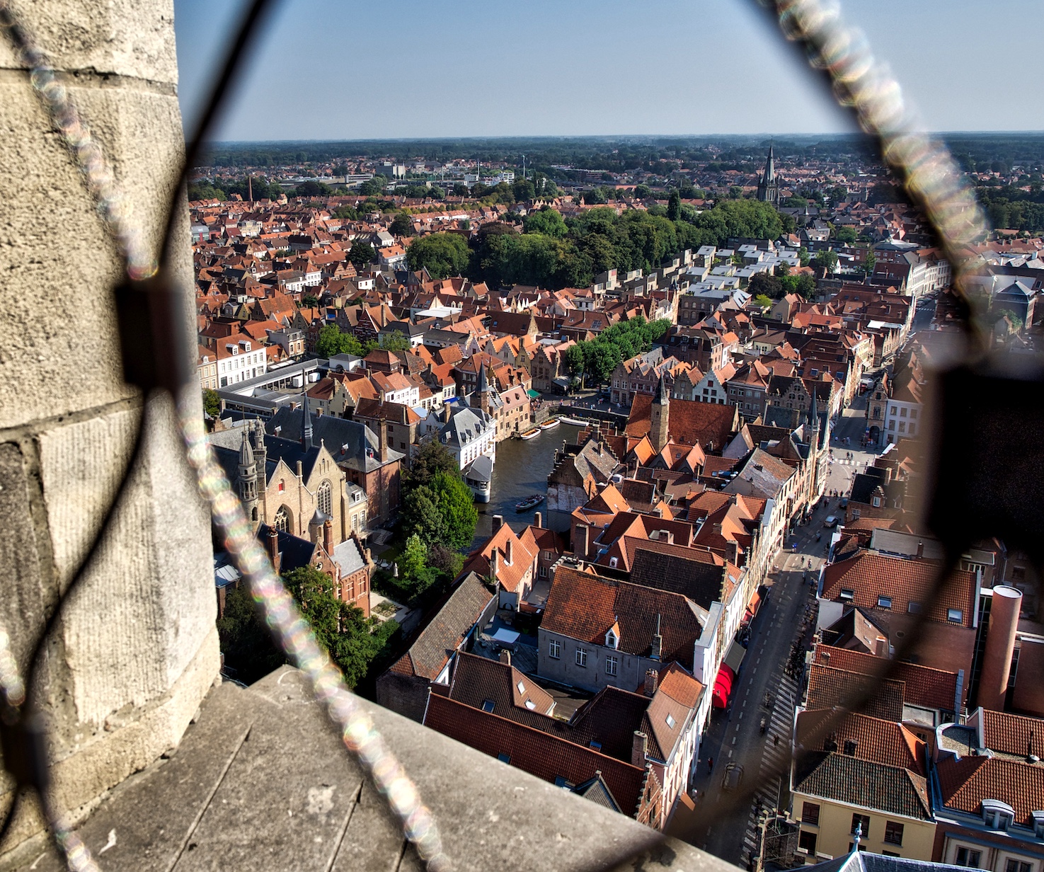 Great view, still a bit flat!