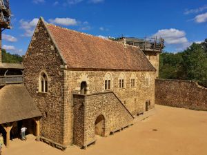 Some buildings are practically complete - at least outside. The Great Hall