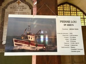 One of the current fleet of fishing vessels at Le Crotoy.