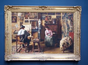 Henri de Braekekeer: L'atelier - 1873